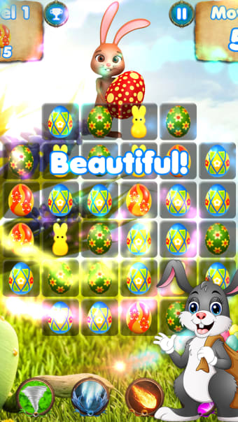 Easter Games Candy - match 3 for cute bunny hop
