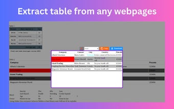 tableExtractor - extract table & chart