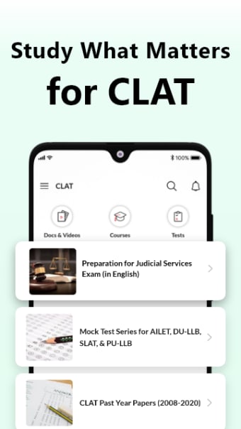 CLAT 2022 Exam Preparation App: AILET Law Entrance