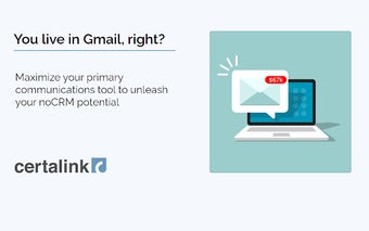 CertaLink Gmail sidebar for noCRM