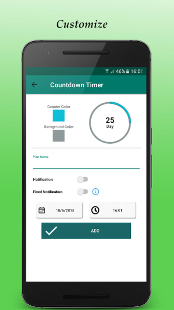 Countdown Days App - Widget