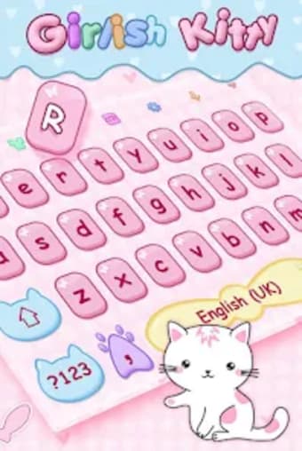 Girlish Kitty Keyboard Theme