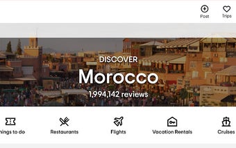 TripAdvisor number of reviews