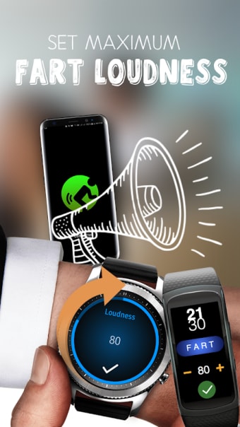 Remote Fart : Gear S3, Galaxy Watch App