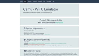 Cemu - Wii U Emulator