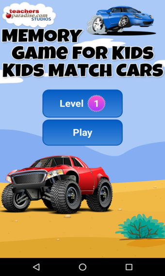 Game for Kids: Kids Match Cars