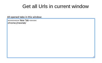 Tabs URLs in current window (Wayl Assured)