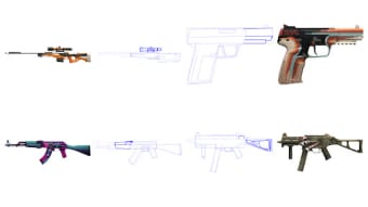 How to draw ST 2 Weapons