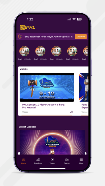 Pro Kabaddi Official App