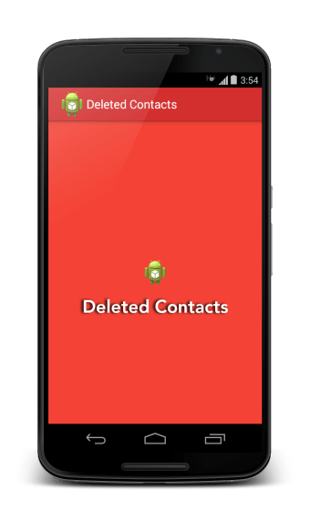 Deleted Contacts
