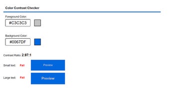 Color Contrast Checker