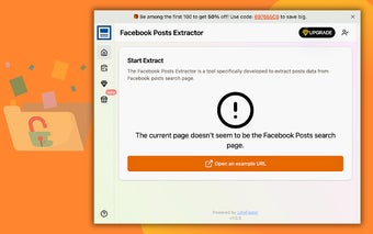 Facebook Posts Extractor