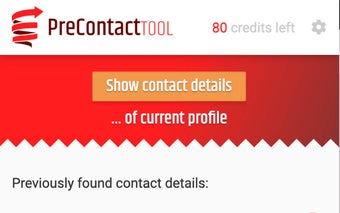 Precontact Tool Email finder