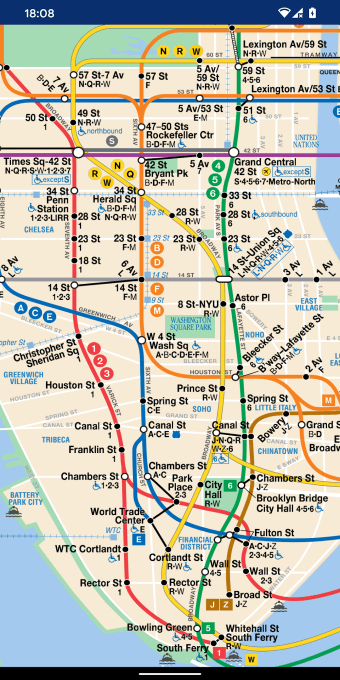 Map of NYC Subway - MTA