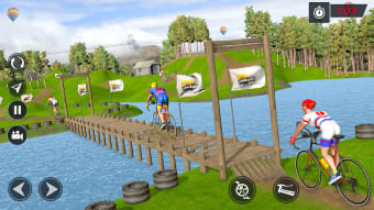 Offroad BMX Cycle Stunt Riding