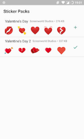 Valentines Day Stickers WAStickerApps
