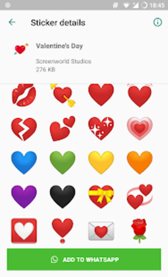 Valentines Day Stickers WAStickerApps