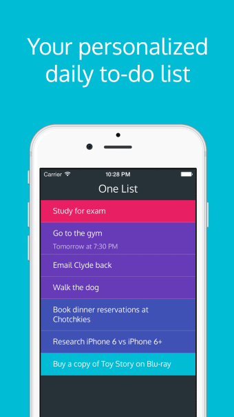 Prioritize Tasks with One List