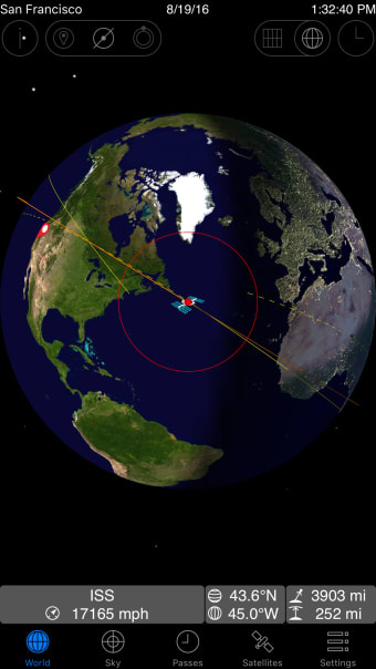 GoISSWatch ISS Tracking