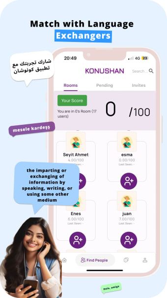 Konushan: Language Exchange