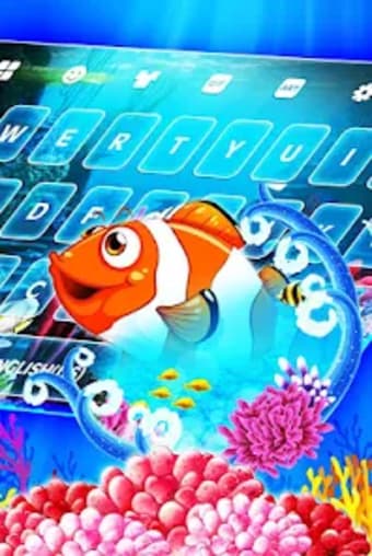 Coral Fish - Animated Keyboard