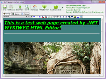 .NET WYSIWYG HTML Editor