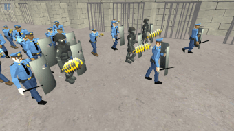 Battle Simulator Prison  Police
