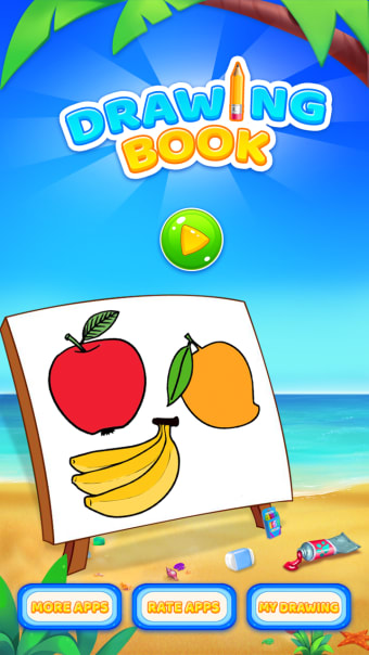 Fruits Coloring Book  Drawing Book