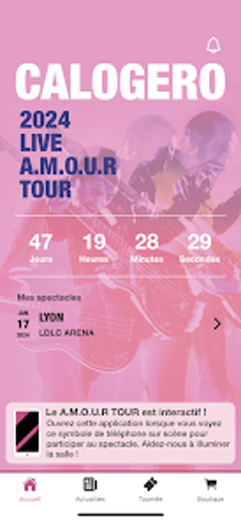 Calogero  A.M.O.U.R TOUR