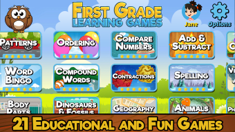 First Grade Learning Games