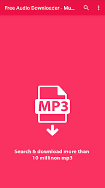 Free Audio Downloader - Music  Mp3 Download