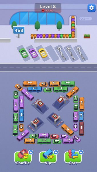 Bus Station Jam: 3D Parking