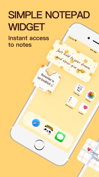 Memo Widget: Sticky Notes App