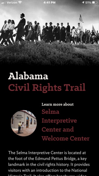 Alabama Civil Rights Trail App