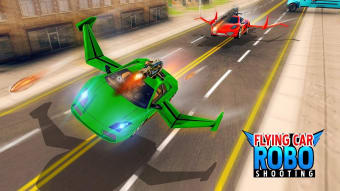 Flying Car Robot Games 3D