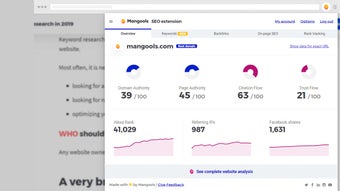 Image 0 for Mangools