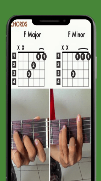 complete guitar chord chart of