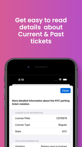 NYC Parking Ticket Search