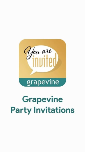 Grapevine Party Invitations