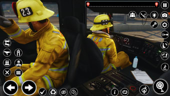 US Fire Truck-Firefighter Game