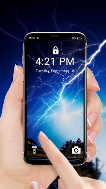 Thunder Storm Lightning APUS Live Wallpaper