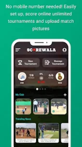 Scorewala - Cricket Match  To