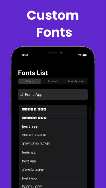 Keyboard Fonts for iPhone