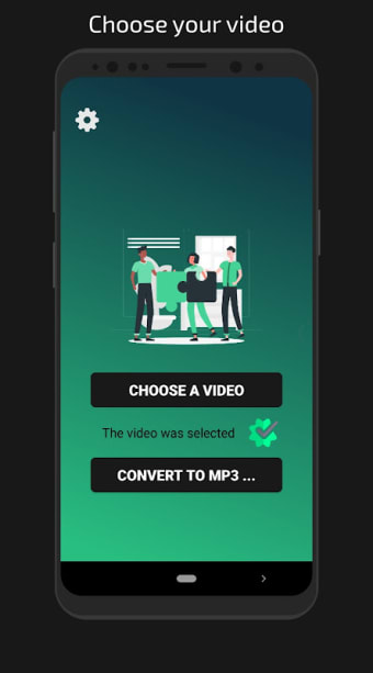Convert video to audio | No internet