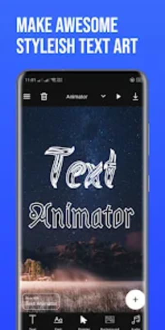 Text Animator : Animated name
