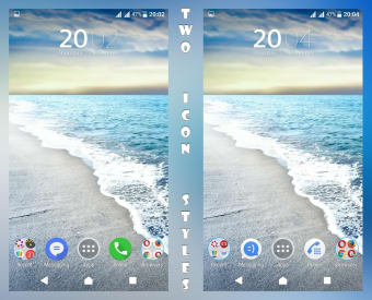 Cool Waves Theme For Xperia
