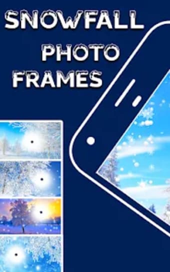 Snowfall photo editor: frames