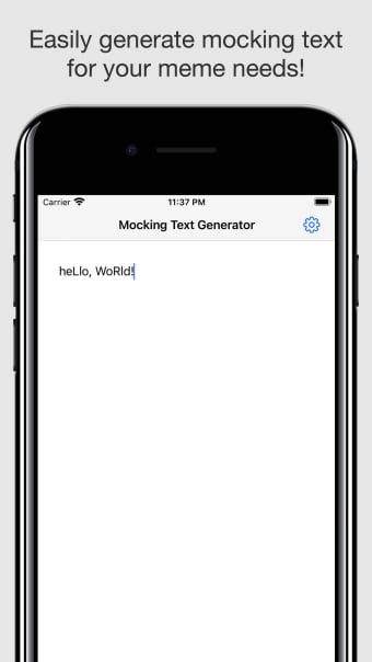 Mocking Text Generator