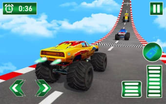 Mega Ramp Monster 3d Car Games