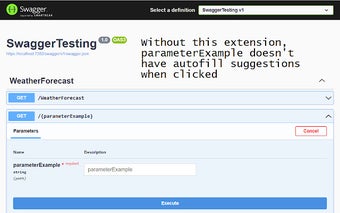 Swashbuckle Swagger UI Autofill Helper